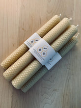 Load image into Gallery viewer, Hand Rolled Beeswax Candles 8&quot; Taper

